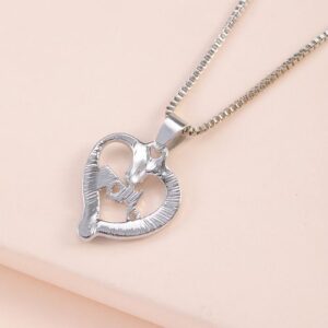 mom silver necklace gift idea for mom